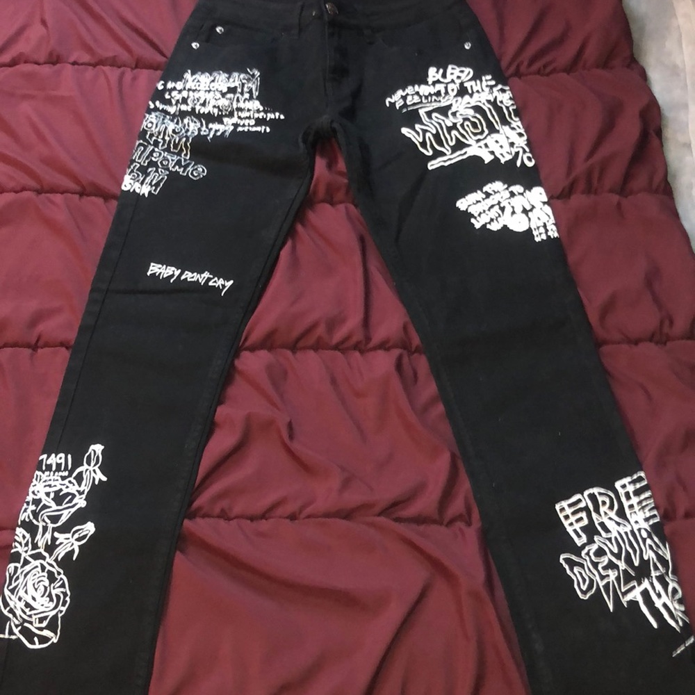 NWOT Young & Reckless Writing Jeans